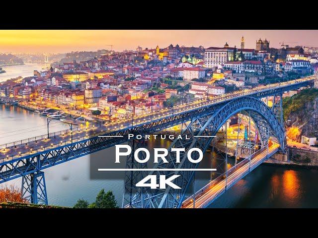 Porto, Portugal  - by drone [4K]