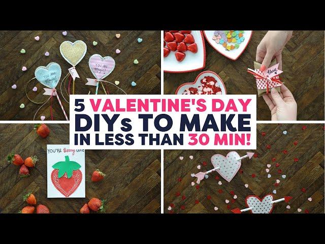 5 Cute Valentine’s Day DIY’s to Make in 30 Minutes or Less