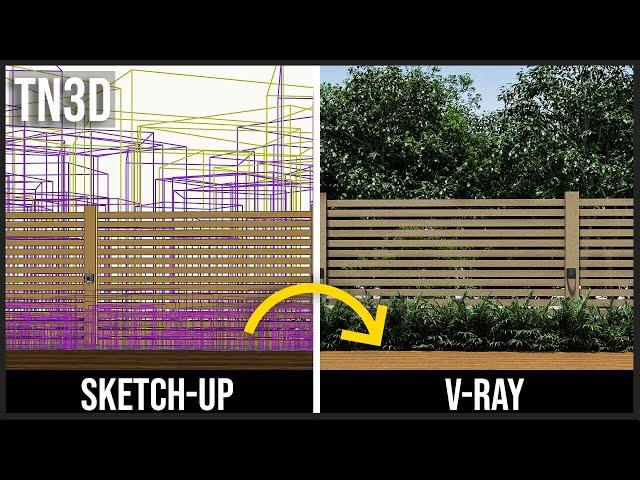 VRay 5 Sketchup Scatter & Decal Render Tools, Update 2 Features