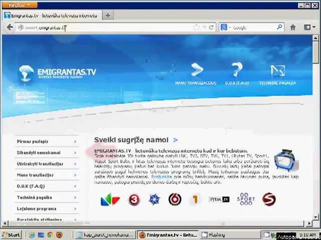Kaip parsisiusti irasus is emigrantas.tv ir lietuviska.tv