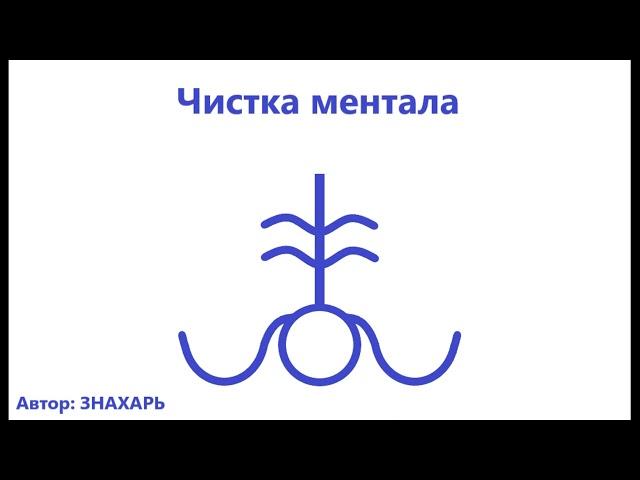 МАГИЧЕСКИЙ ЗНАК ЧИСТКА МЕНТАЛА *219