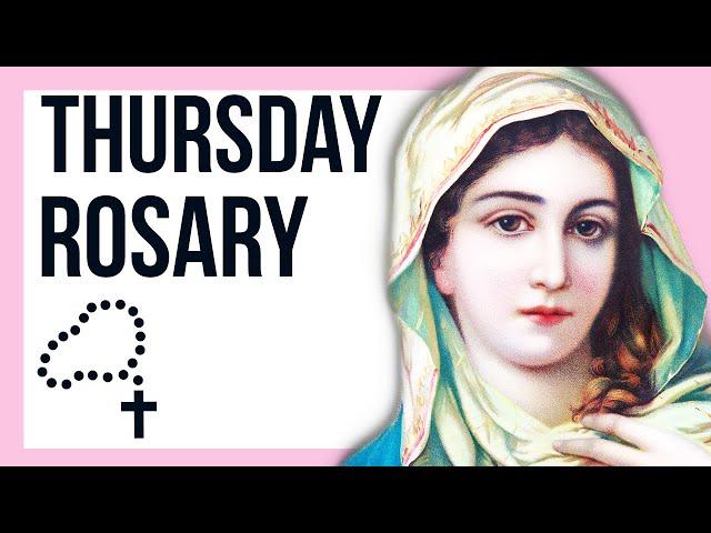 THURSDAY - LUMINOUS - Follow Along Rosary - 15 Minute - SPOKEN ONLY