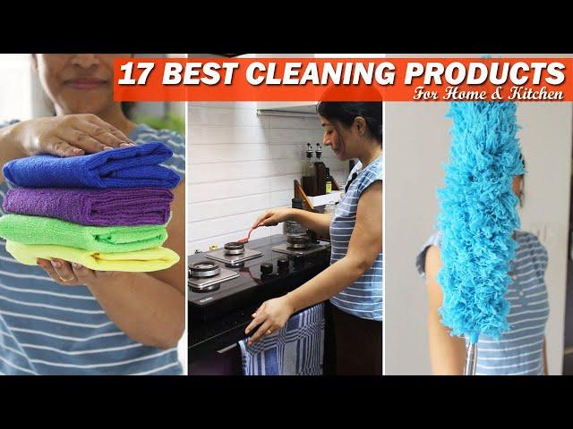 17 BEST HOME & KITCHEN CLEANING PRODUCTS | tried and tested cleaning tools | Amaizing Cleaning Tools