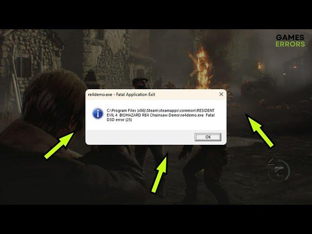 Fix Resident Evil 4 Remake Fatal D3D Error