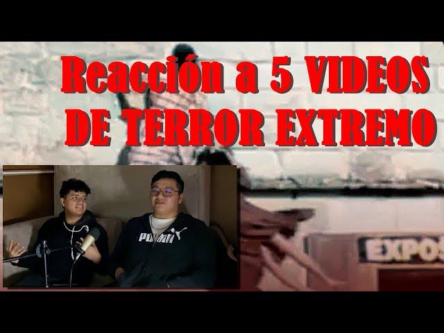 REACCIÓNAMOS a 5 VIDEOS de TERROR EXTREMO - Tercer Capitulo [UN FASTASMA NO NOS DEJO GRABAR XD]