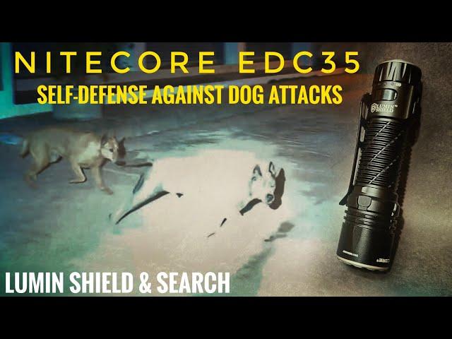 Nitecore EDC35 Powerful Tactical Flashlight -  Self-defense against dog attacks