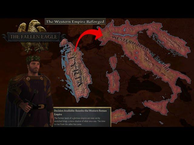 CK3 Fallen Eagle: Restoring the Roman Empire as the last Western Roman Emperor