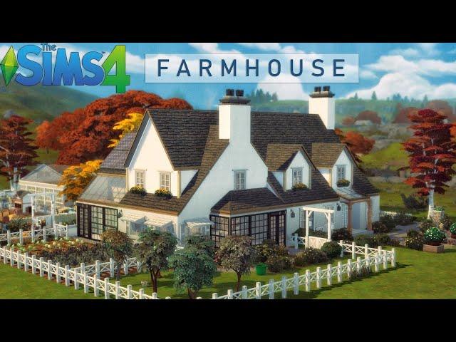 Perfect Layout FARMHOUSE  (no CC) the Sims 4 | Stop Motion