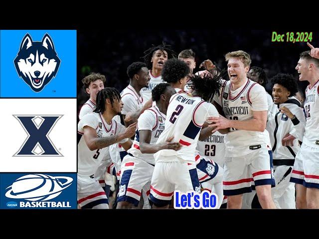 UConn vs Xavier Full Game HIGHLIGHTS  Dec 18,2024 | College basketball 2024 | NCAA Highlights today