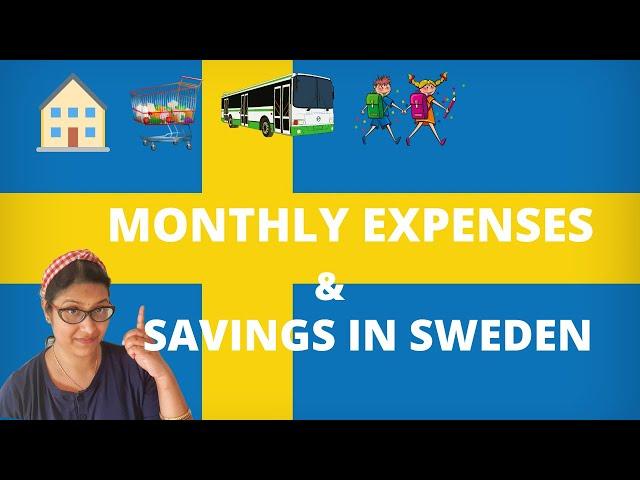 MONTHLY EXPENSES IN SWEDEN | SAVINGS IN SWEDEN | COST OF LIVING IN SWEDEN |  INDIANS IN SWEDEN