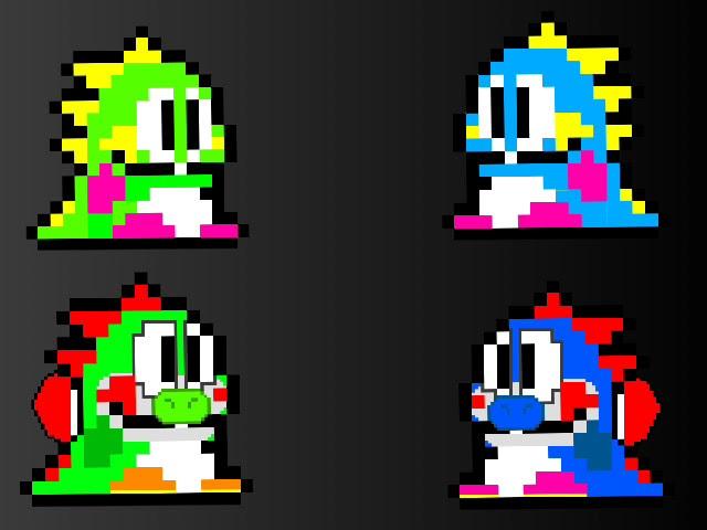 Yoshi in Bubble Bobble Style [8-Bit] [Week 6 of Yoshi's Island]