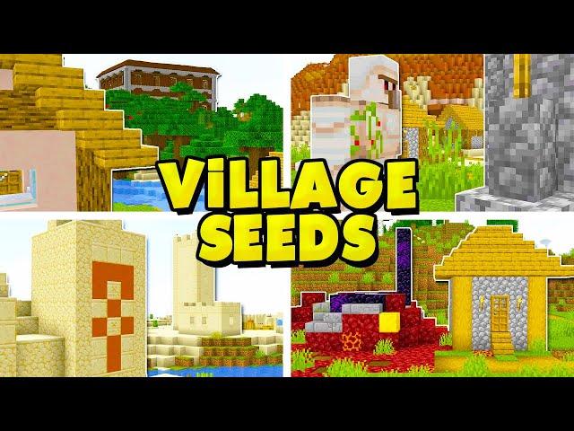 TOP 20 BEST NEW VILLAGE SEEDS For Minecraft 1.16.4! (Minecraft Java Edition Seeds)