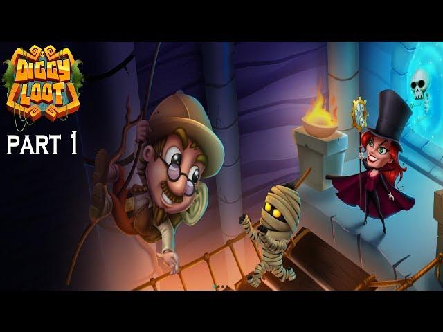 Diggy Loot Gameplay - Diggy Loot Android iOS Part 1 - 3 Star Walkthrough