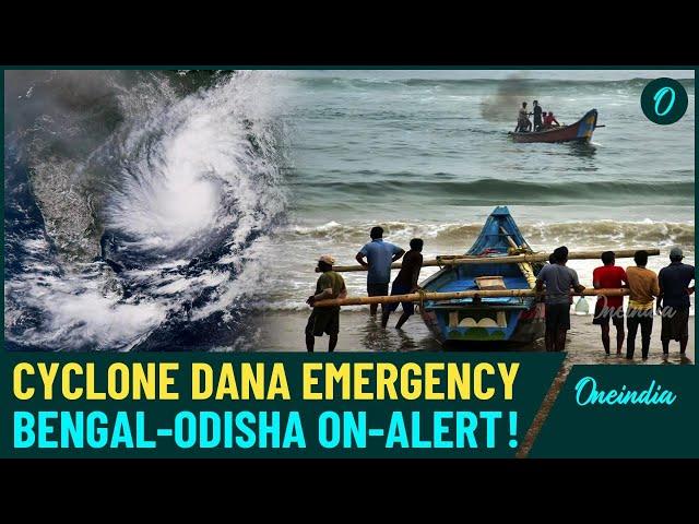 Cyclone Dana News: Odisha on-Alert, Kolkata Airport Shut, Schools Closed As Landfall Nears| VIDEO