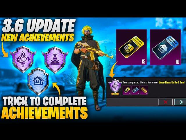 How To Complete ( Guardians United & Elemental Cultivation ) Achievement | Free Crates |PUBGM