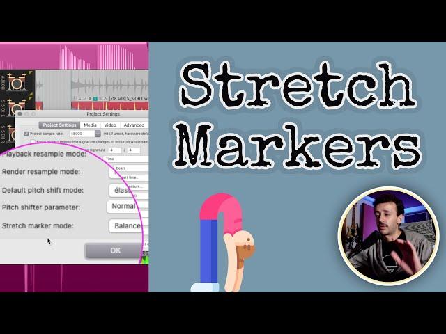 How to edit in Reaper: Stretch Markers