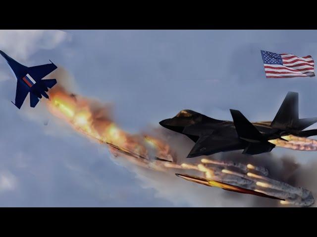 Shock the World! First Air Battle of US F-35 and Russian SU-57 Look What Happened!!