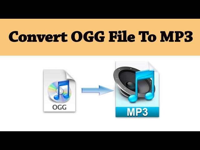 How to Convert OGG to MP3