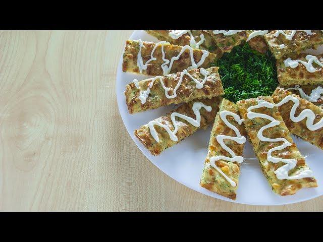 Супер простая закуска из сыра и зелени за 5 минут