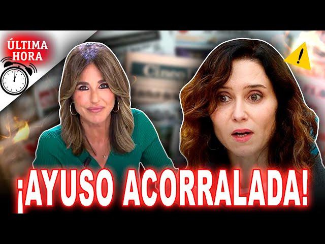 Terradillos ACORRALA a Ayuso en Telecinco: La Pregunta que la Deja SIN Palabras