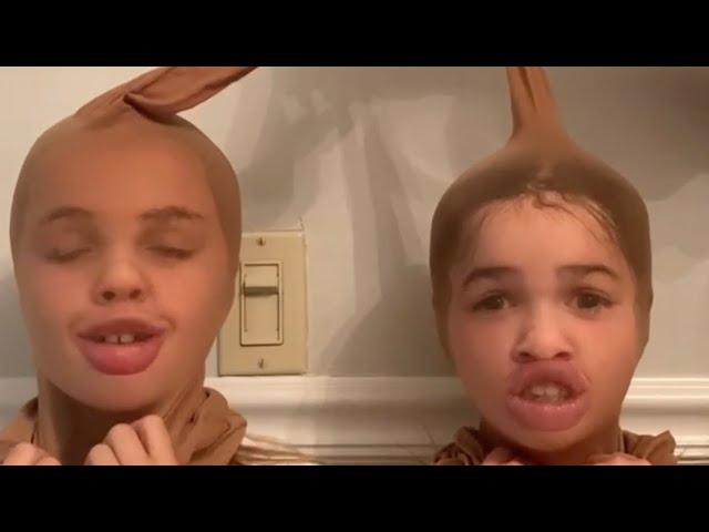 A weird trend but we had to try it! #funnyvideo #twins #viral