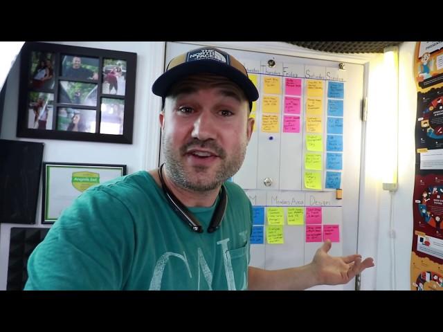 How to Organize Your Digital Marketing Business - Sticky Note System Internet Marketers Influencer