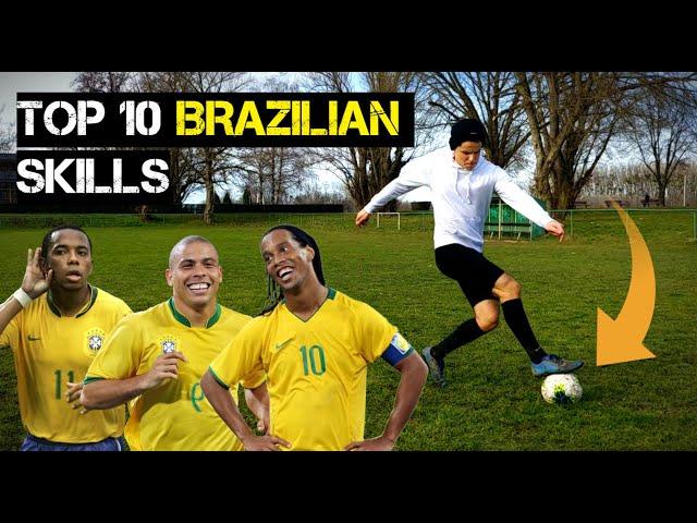 Learn 10 Cool BRAZILIAN Football Skills - Tutorial | UFS2000