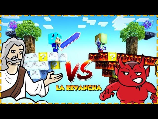 ISLA de DIOS VS ISLA de DIABLO  LA REVANCHA  MINECRAFT BEBE MILO y  VITA MINI JUEGO ROLEPLAY