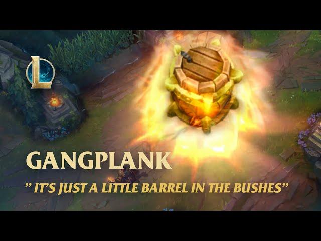 Rolling Barrel. DOOM BOT Gangplank