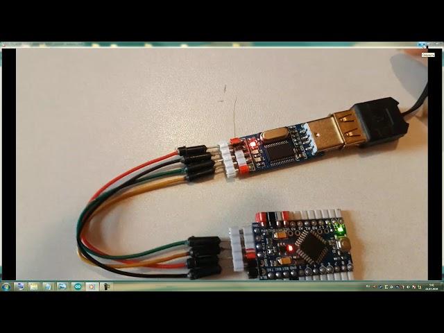 Arduino Pro Mini загрузка sketch Upload code soft reset программная перезагрузка  Своими руками