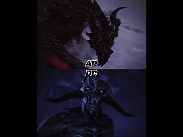 Alduin vs Molag Bal #theelderscrolls #tes #alduin #vs #molagbal #lore #debate #skyrim #shorts