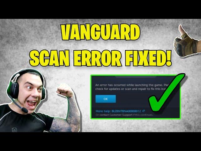 HOW TO FIX COD WARZONE VANGUARD BLIZZARD SCAN REPAIR ERROR  (Update -12/14/2021)