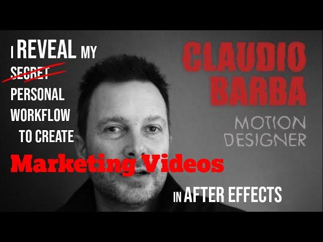 Motion Design Marketing Video: my Workflow Revealed