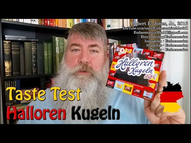 Taste Test - HALLOREN KUGELEN CANDIES Day 16,908