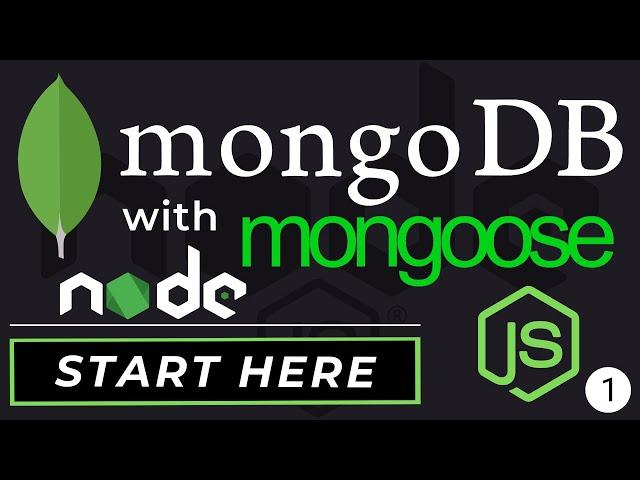 Intro to MongoDB and Mongoose | Node.js Tutorials for Beginners