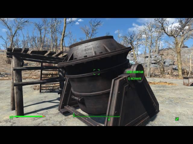 Fallout4 DLC 「Contraptions Workshop」 廃品迫撃砲