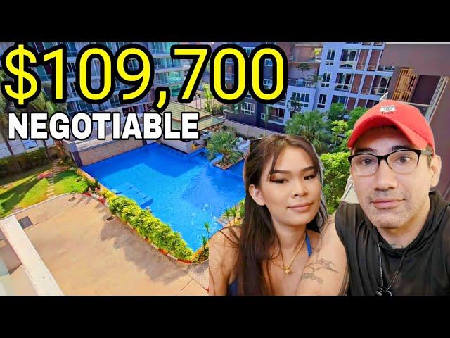 LARGE Condo For ONLY $109,700 In Pattaya Thailand