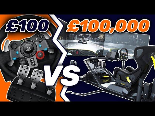 $100 VS $100,000 SIM-RIG SETUP