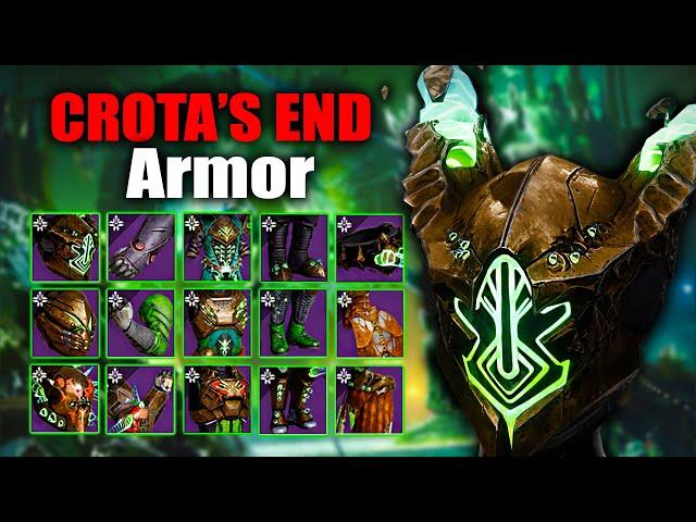 CROTA'S END Raid Armor ALL CLASSES | Destiny 2 Season of the witch