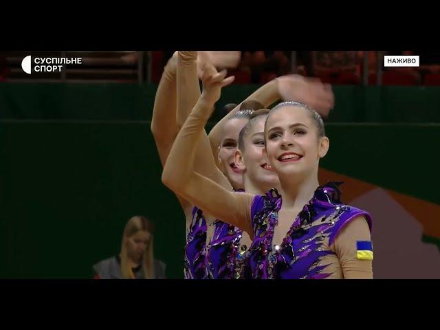 Group Team Ukraine 3 Ribbons/2 Balls Final 33,900  - European Championships Budapest 2024