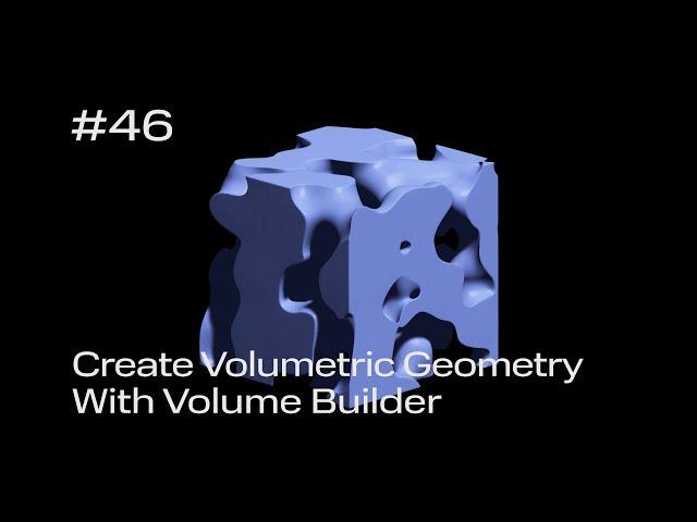 Cinema 4D Quick Tip #46 - Create Volumetric Geometry with Volume Builder (Project File on Patreon)