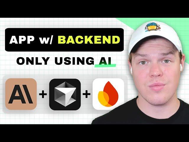 Let's build an app's backend using AI in 21 min (Cursor AI, Claude AI, Firebase, GitHub, React)