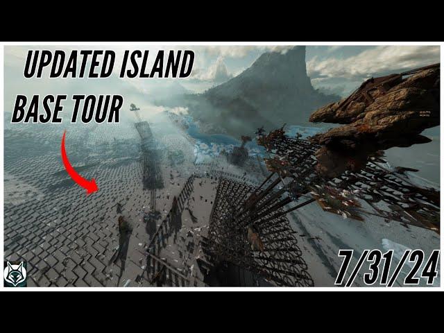 ISLAND BASE TOUR UPDATED|Ark Ascended|SmallTribes