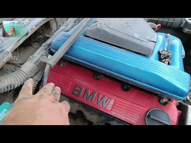 How to replace Gasket of the cylinder head cover on BMW 3 E36. Fix oil leaking under the gaskets.