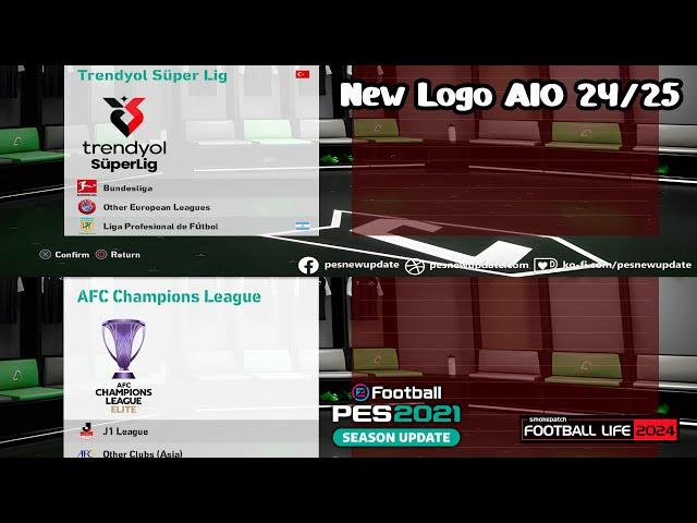 New Logo AIO Official 24/25 - PES 2021 & Football Life 2024