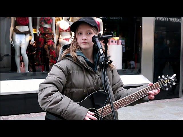 Meet new Busker 15 Year Old Alex Trzeciak with The Cranberries (Linger).