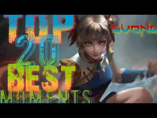 TOP 20 BEST MOMENTS WANWAN / ТОП 20 ЛУЧШИХ МОМЕНТОВ ВАНВАН. Mobile legends / Мобайл легендс. RATING