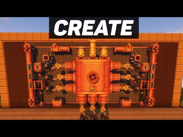 Guide to Create 1.18.2 - 1.19.2 #3 Liquids. Steam boiler and engine (minecraft java edition)