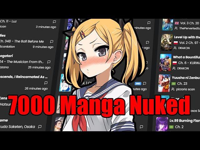 7000 Manga Permanently Nuked Online by Copyright Takedowns and AnimeHeaven Falls Too