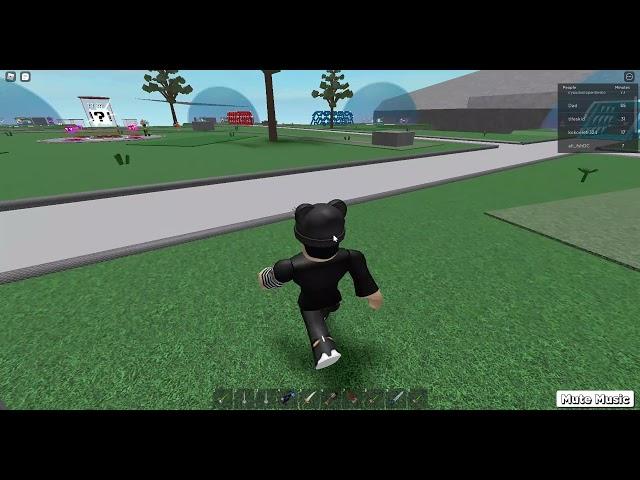 Roblox lucky blocks trolling with god mode again